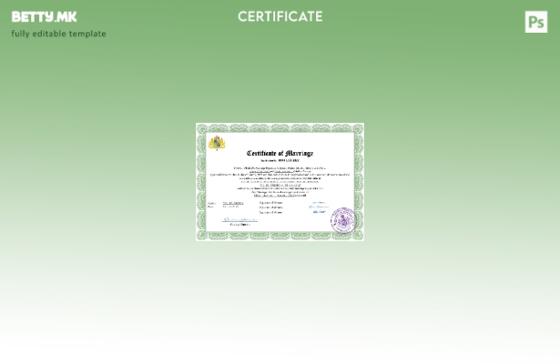 модерен стил Шведска венчаница Шаблон за Word и PDF